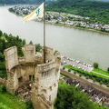 Magnificent Rhine River view from Marksburg